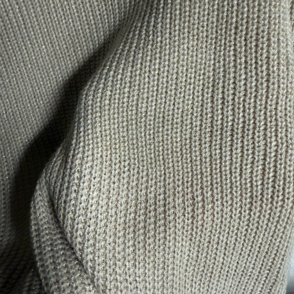 AB Studio | Tan and Gold Sweater | M - Picture 3 of 11